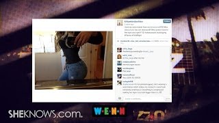 Khloe Kardashian Posts Minuscule Waist Photo - The Buzz