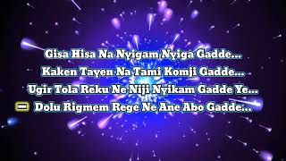 Kaju Ledek Kem Deddak Be// Karaoke With Lyrics