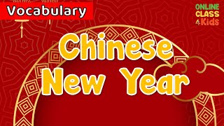 Chinese New Year | Educational Videos | Learn English - Talking Flashcards| ESL Game
