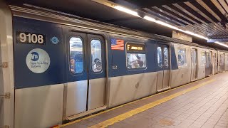 NYC Subway: R160 Cars #9108-#9112 Returned to Service on the F Line- NYS Wrap Set (7/3/23)