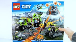 Lego City Volcano Exploration Base 60124 - Lego detachable truck cab  - Lego Speed Build Part 1