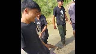 harvesting paddy's rice, and amazing fishing