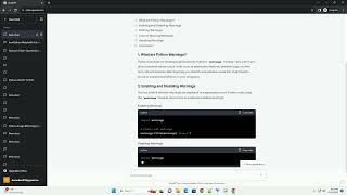 Python Warning control