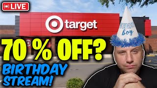 🔴 LIVE - 🔥 Rumors Of 70% OFF Target Clearance! 🎉 BIRTHDAY STREAM! #Clearance