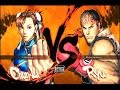 Ultra Street Fighter 4 Chun-Li VS Ryu(Saving_Fist) Fighting a friend