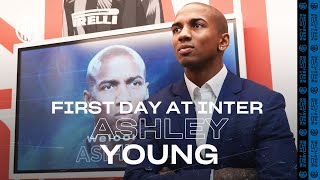 ASHLEY YOUNG'S FIRST DAY AT INTER! | #WelcomeAshley 🏴󠁧󠁢󠁥󠁮󠁧󠁿⚫🔵