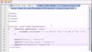Beginner JavaScript Tutorial 8 Functions with Multiple Parameters