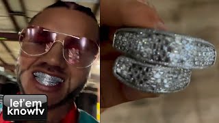Riff Raff Flexing His Crazy $100k Diamond Grill From Johnny Dang Says Its The Be