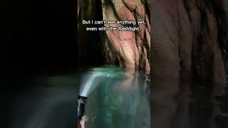 This underwater cave footage is very creepy