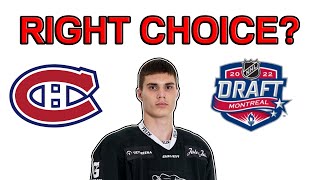 Was Slafkovsky The RIGHT PICK For The Habs? Montreal Canadiens News NHL Draft 2022