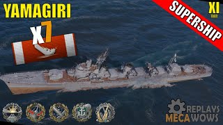 SUPERSHIP Yamagiri 7 Kills \u0026 239k Damage | World of Warships Gameplay