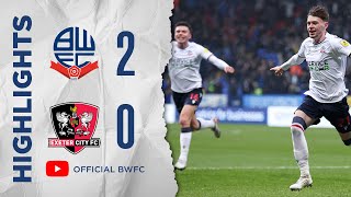 HIGHLIGHTS | Bolton Wanderers 2-0 Exeter City