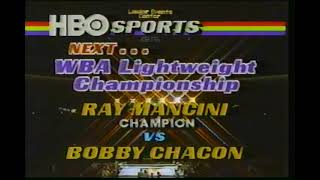 bobby chacon vs ray mancini promo january 1984