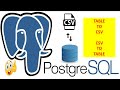 How To Export Table Data Into A CSV File And Import Data From CSV File In PostgreSQL Using pgAdmin