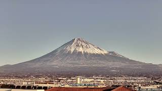 富士山365日　2025年2月10日(月)日の入り17:24