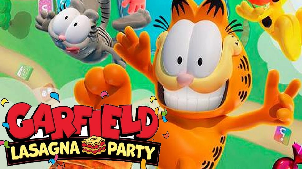 Garfield Lasagna Party Gameplay Español - Parte 1 Minijuegos Garfield ...