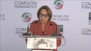 Conferencia de prensa de la senadora Bertha Caraveo (Morena), del 21 de julio de 2021