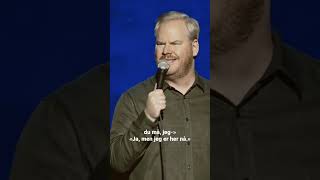 Noen som prøver å selge inn Norgesferie?🤣 #JimGaffigan #PrimeVideoNorge #humor #standup