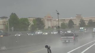 Rain, hail reported in Denver metro during evening commute