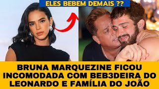 Bruna Marquezine ficou INCOMOD4DA com BEB3DEIRA do Leonardo e família do João, segundo jornalista