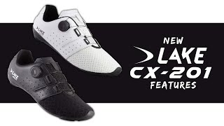 New For 2021 : Lake CX201 Cycling  Road Shoe