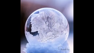 Amazing frozen soap bubbles and how to photograph tutorial