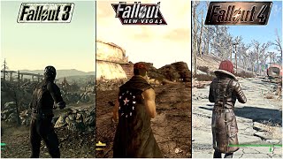 Fallout 3 Vs Fallout New Vegas Vs Fallout 4 | Comparison