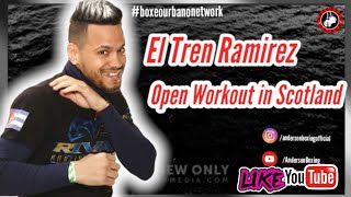 Robeisy Ramirez open workout in Scotland for Eric Donovan battle.