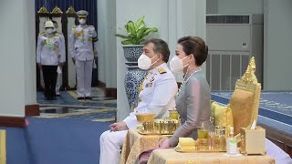 ในหลวง พระราชินีฯ พระราชทานพระบรมราชวโรกาสให้ คณะกรรมการ ม.ท.ศ. นำ นร.รับพระราชทานทุนฯ [28ธ.ค.2565]