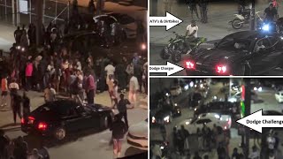 Video: Unruly crowds outnumbers police, overwhelms Philly gas station parking lot