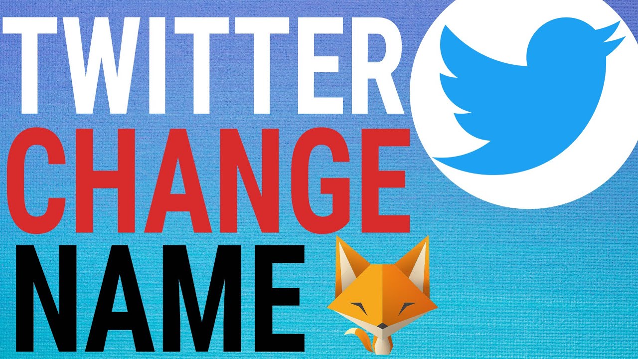 How To Change Twitter Username & Display Name! - YouTube