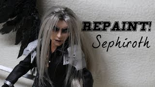 Repaint Sephiroth OOAK Custom Doll  [Final Fantasy Collab] PL