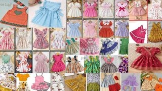 গজ কাপড়ের ছোট বেবিদের ফ্রগ ডিজাইন /summer Baby girls dress design /cotton baby girls  dress