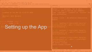 Setting up a Tkinter Application Class in Python GUI Application