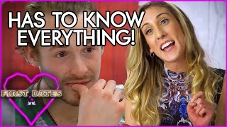 Non-romantic Angela goes on date with 'Casanova'😏 | First Dates Canada