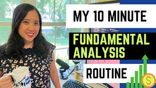 In Just 10 Minutes ⏱️ Your Fundamental Analysis ✅ Routine
