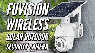 How to install FUVISION Solar Camera - PTZ Security Camera