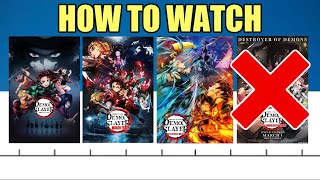 How to watch the Demon Slayer anime CORRECTLY - timeline explained