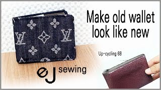 Up cycling - 68/Up cycle/Make old wallet look like new/오래된 지갑 새것처럼~/Make a bag