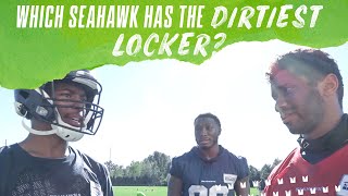 Which Seahawks Player has the Dirtiest Locker? | 2020 Training Camp