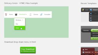 Dropdown Menu CSS - 100% CSS-driven designs!
