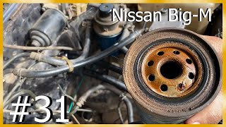 คีนชีพ Nissan Big-M#31 เปลี่ยนกรองน้ำมัน (change fuel filter)