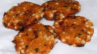 Sabudana Vada - By VahChef @ VahRehVah.com