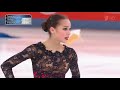 アリーナザギトワ　ロシア選手権2018　alina zagitova .fs russian nationals 2019