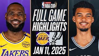 LAKERS vs SPURS FULL GAME HIGHLIGHTS | January 11, 2025 | NBA Full Game Highlights Today 2K25