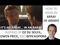 Reference an arrays of arrays (and Wyn Hopkins ticket challenge)