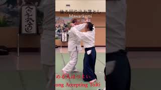 WOW!合氣 | 顎を撫で落とす : Stroke Chin Down | 後ろ回り込み落とし Ushiro Mawarikomi Otoshi #合気道  #aiki