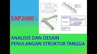 SAP2000 : ANALYSIS AND DESIGN OF STAIRS STRUCTURE REINFORCEMENT