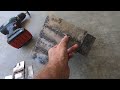 let s review and weld with the harbor freight titanium flux 125 welder on some practice sheet metal