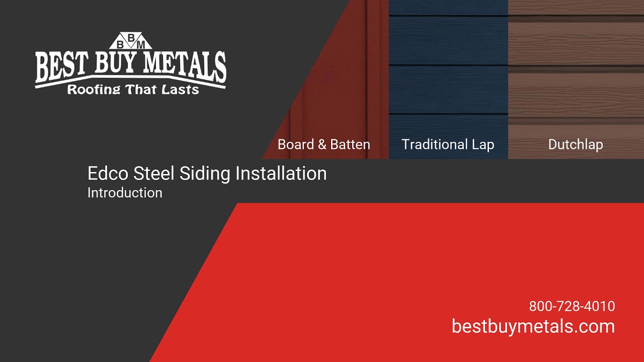 Edco Steel Siding Intro - YouTube